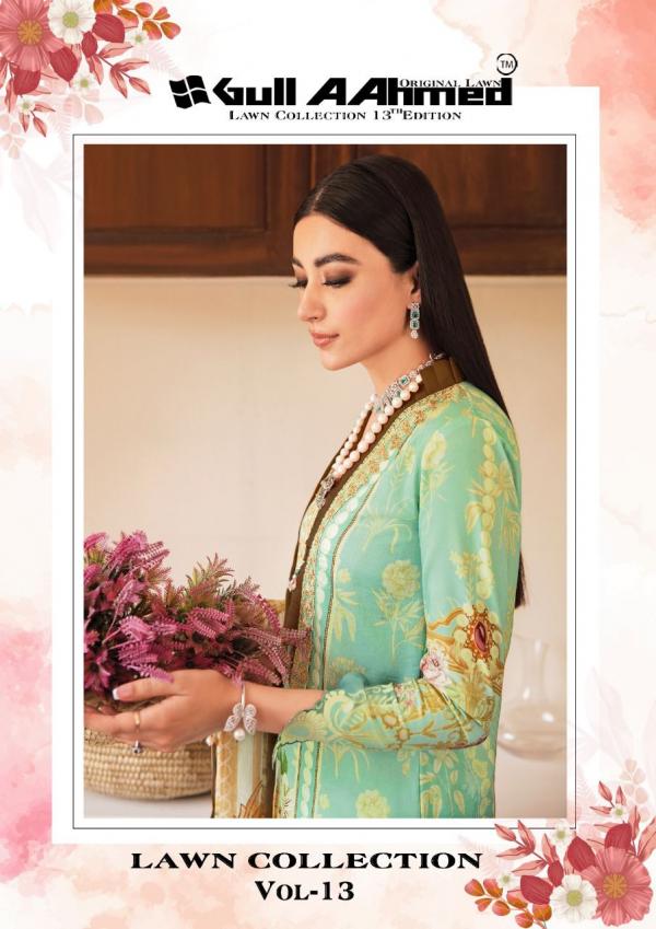Gul Ahmed Vol-13-Lawn Collection Designer Dress Material